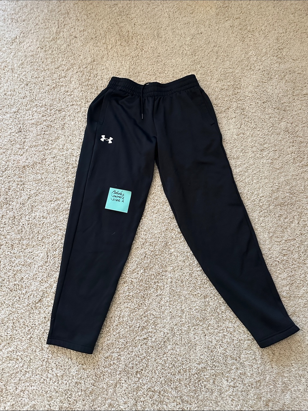 Under Armour Black Men’s Jogger Pants with Logo